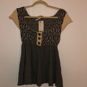 NWT Free People Knit Top